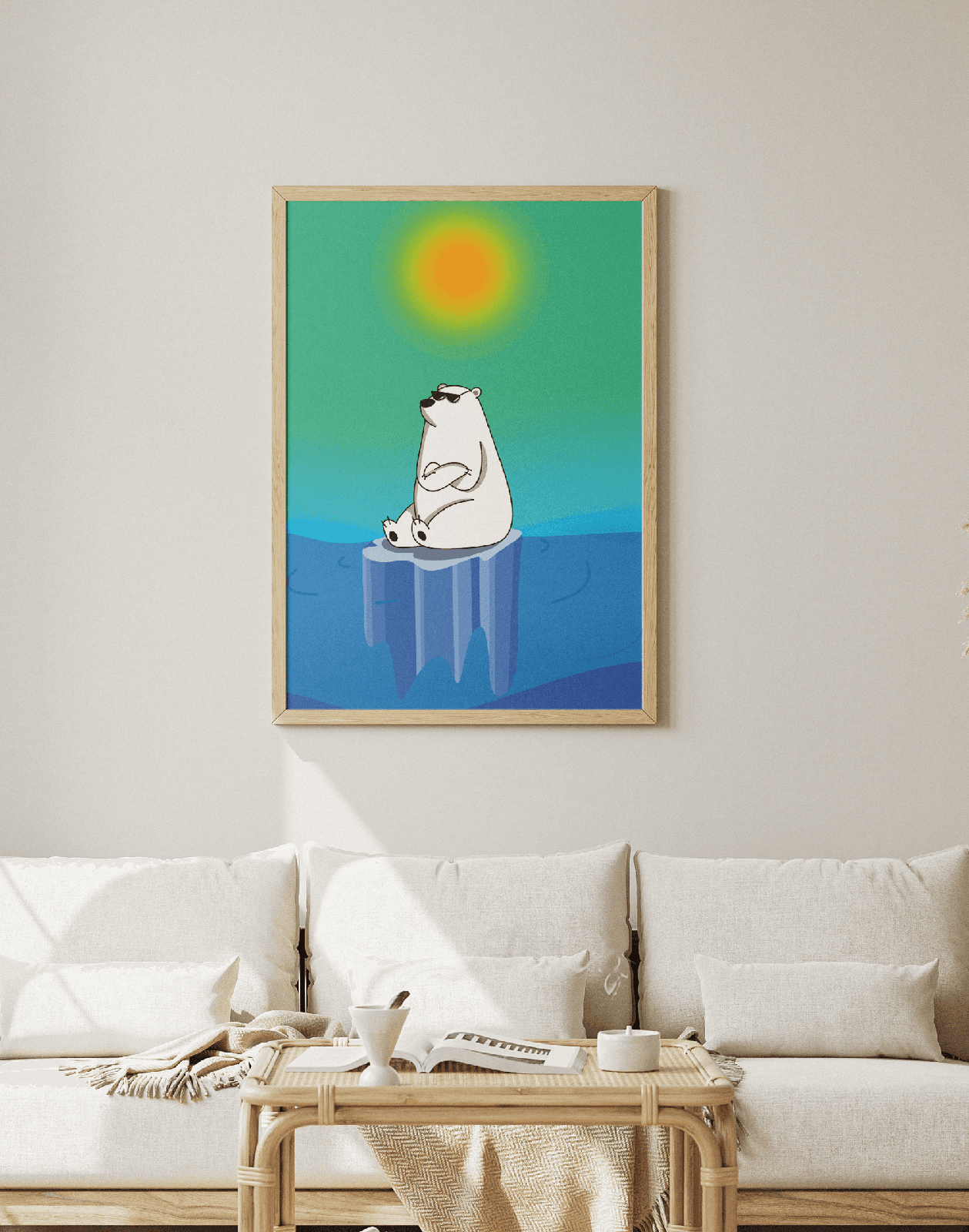 Global Warming — Oji Kadai art print