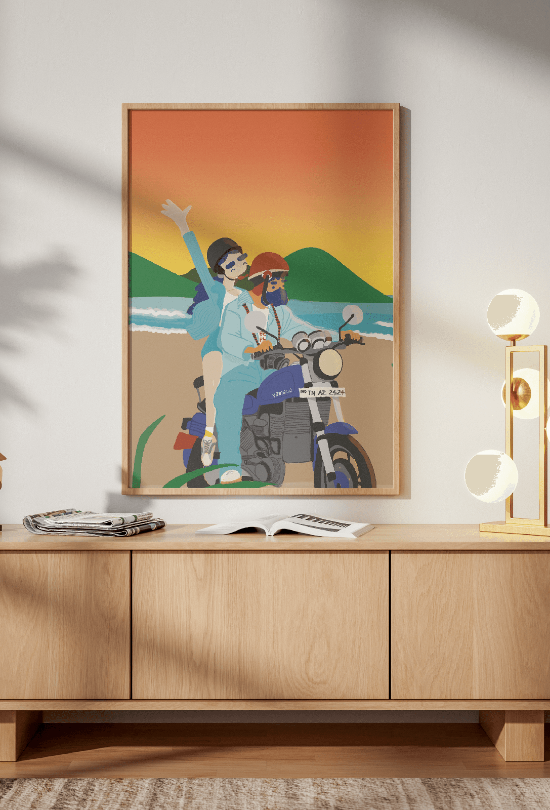 Travellers — Oji Kadai art print