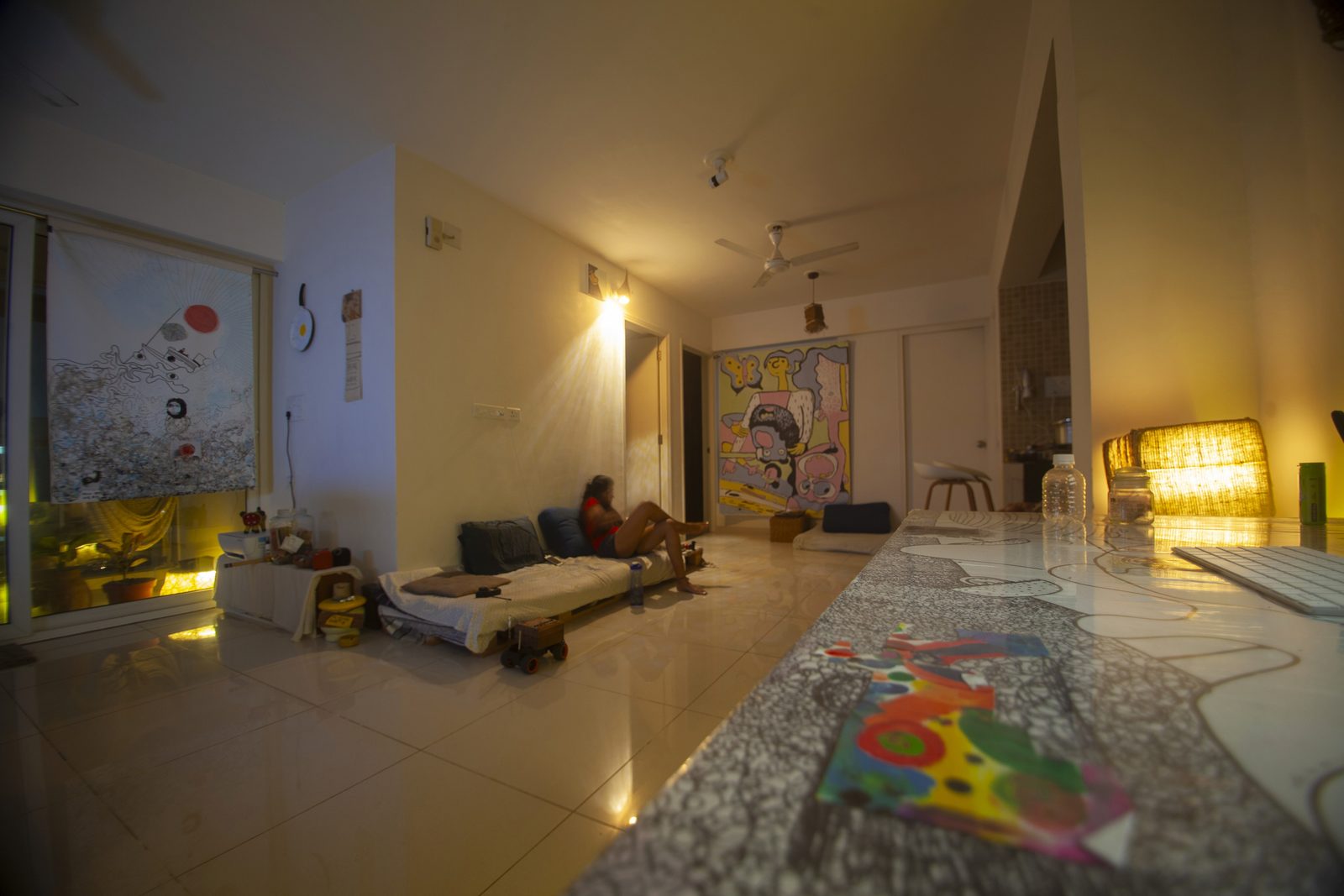 Art-filled living space