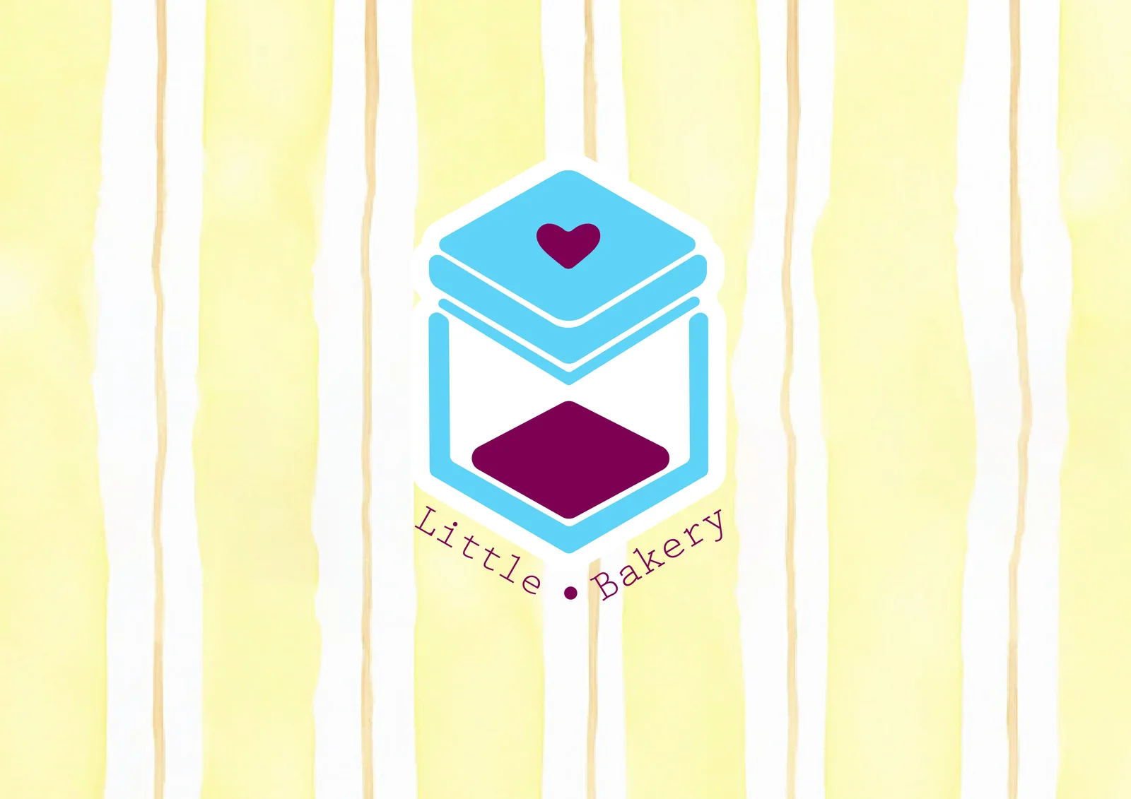 Little Bakery pattern — mark on the striped field