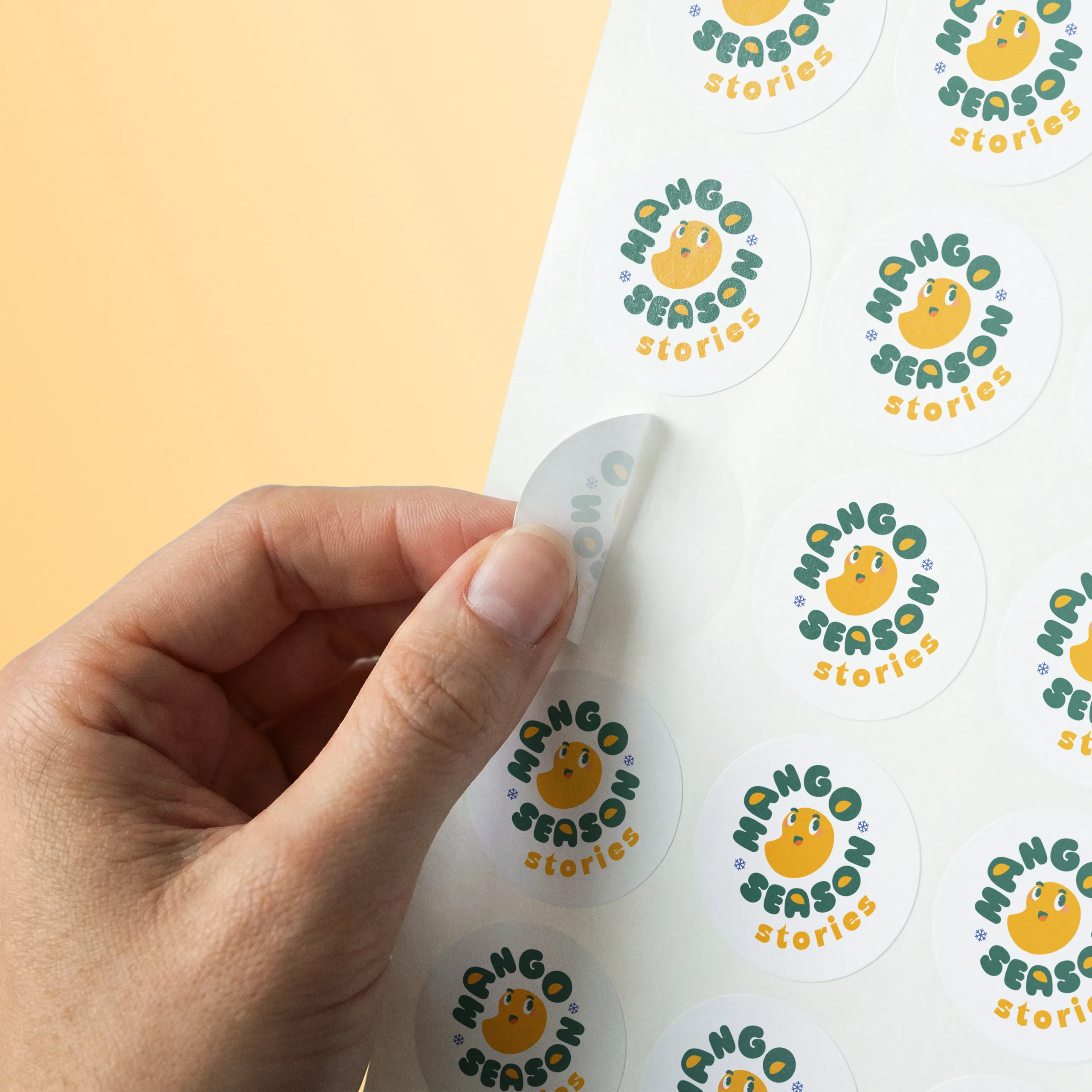 Mango Season Stories sticker sheet
