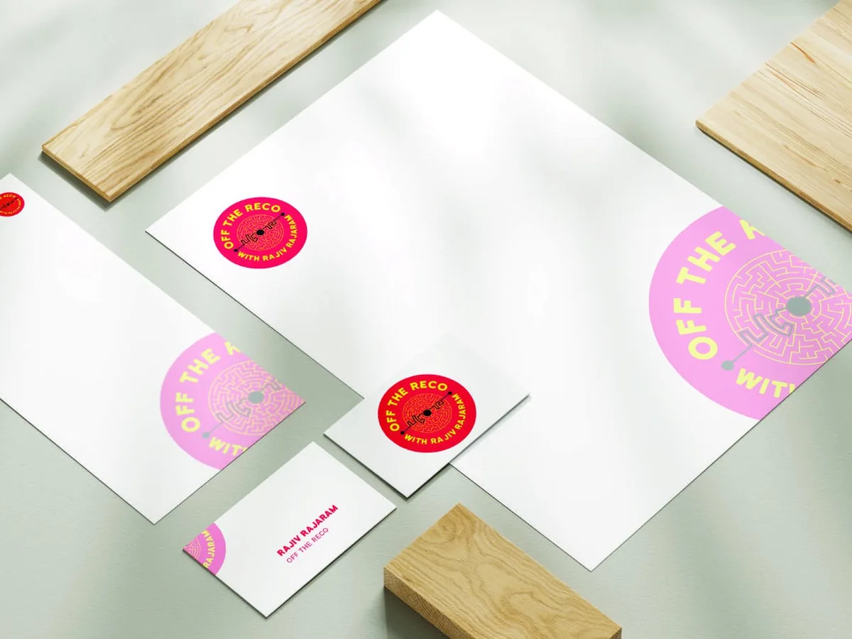 Off the Reco podcast brand collateral